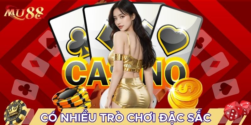 Có nhiều trò chơi đặc sắc